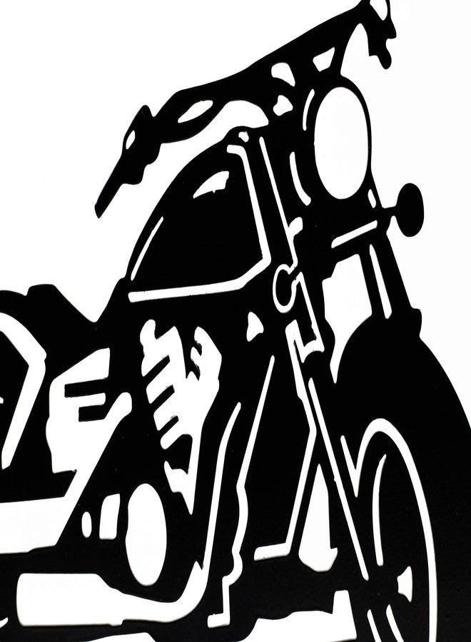 Spillbox حامل مفاتيح معدني جداري من Spillbox بخمسة خطافات، يُستخدم كحامل مفاتيح/معلق مفاتيح/منظم مفاتيح/خطافات للحمام/خطاف لأدوات المطبخ، مناسب لتزيين المنزل - دراجة هارلي ديفيدسون - Image 3